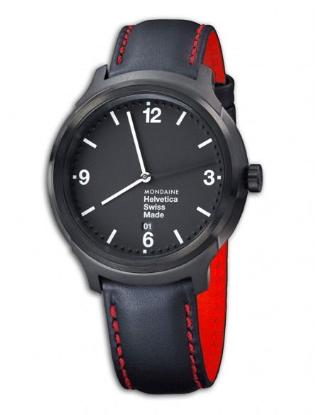 Montre Mondaine Helvetica Bold New York Edition MH1.B1221.LB