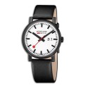 Reloj Mondaine SBB Evo Big 40 Black&White A627.30303.61SBM