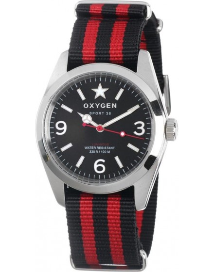 Montre Oxygen Sport 38 Washington Textile EX-S-WAS-38-CL-BLIVRE