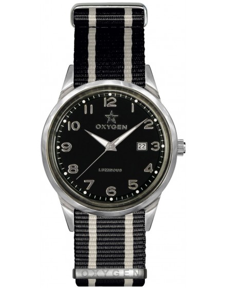 Reloj Oxygen Sport Vintage 40 Mamba Textil EX-SV-MAM-40-NN-BLIVBL