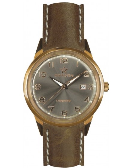 Reloj Oxygen Sport Vintage 40 Panama Piel EX-SV-PAN-40-CL-LB