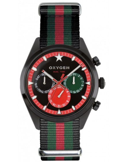 Reloj Oxygen Sport DT 40 Roma Textil EX-SDT-ROM-40-NN-BLGNRE