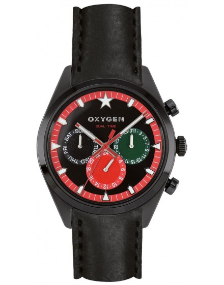 Uhr Oxygen Sport DT 40 Roma Leder EX-SDT-ROM-40-CL-BL