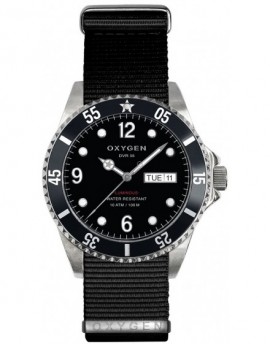 Reloj Oxygen Diver 36 Moby Dick Textil EX-D-MOB-36-NN-BL