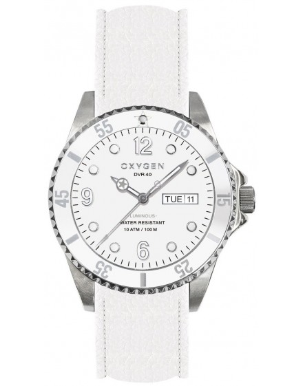 Watch Oxygen Diver 36 White Bear Leather EX-D-WHI-36-CL-WH