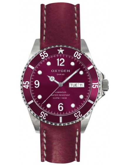 Reloj Oxygen Diver 36 Grape Piel EX-D-GRA-36-CL-PL