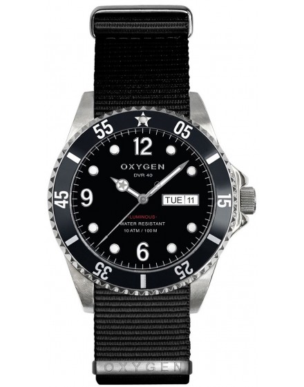 Reloj Oxygen Diver 40 Moby Dick Textil EX-D-MOB-40-NN-BL