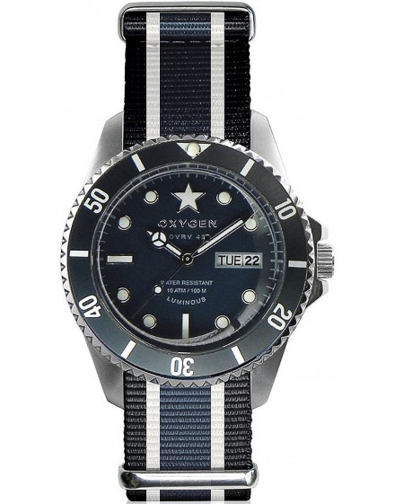 Uhr Oxygen Diver 40 Moby Dick Textil EX-D-MOB-40-NN-BLIVJE