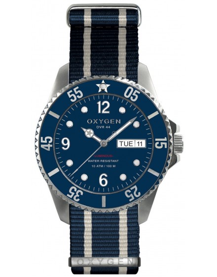 Reloj Oxygen Diver 44 Admiral Textil EX-D-ADM-44-NN-NAIVNA