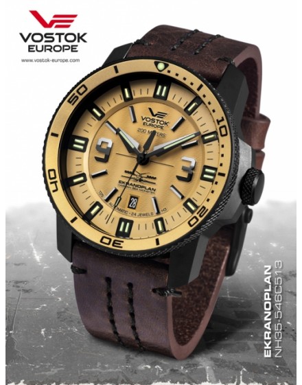 Vostok Europe Ekranoplan Titanium Chronograph NH35A-546C513