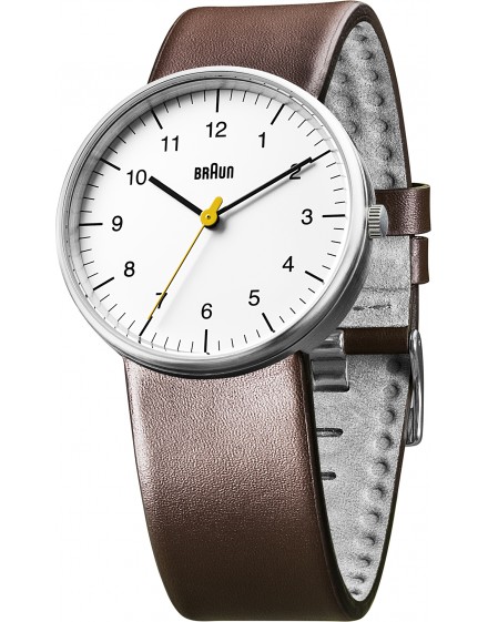 Braun Reloj clásico de acero inoxidable para hombre BN0021BKBKG