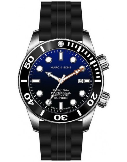 MARC & SONS Diver Watch Series Professional MSD-028-9K1