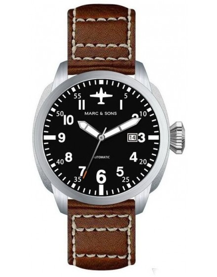 MARC & SONS Pilot Watch Series Elegance MSF-005L1