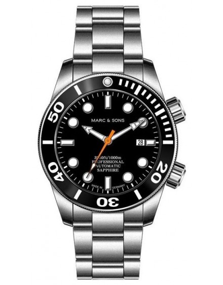 MARC & SONS Diver Watch Professional Mod BGW9 MSD-028-6S