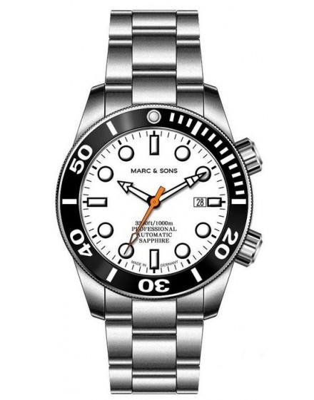MARC & SONS Diver Watch Professional Mod BGW9 MSD-028-13S