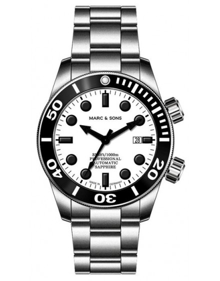 MARC & SONS Diver Watch Professional Mod BGW9 MSD-028-22S