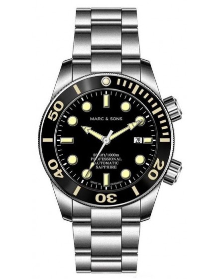 MARC & SONS Diver Watch Professional MSD-028-4S