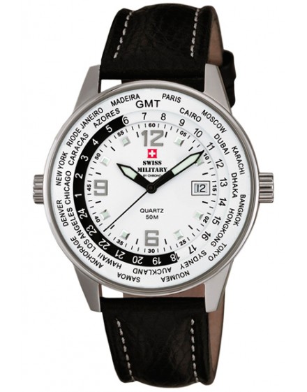 Swiss Military by Chrono Man BuckleClasp Watch SM34007.04