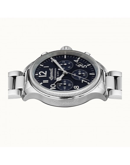 Discovery By Apsley Man Quartz Chronograph Push Button Deployment Watch I03804