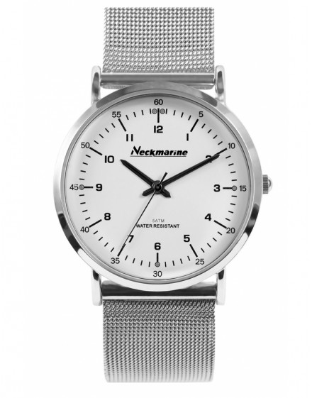 Vintage Neckmarine Men Stainless Steel Bracelet Watch NKM535M01M