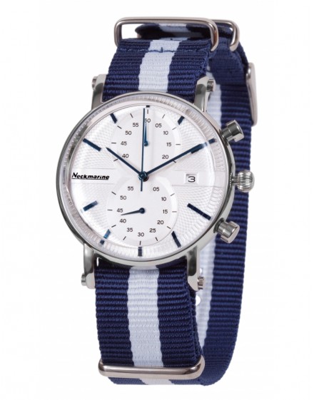 Vintage Crono Neckmarine Men Textile  Bracelet Watch NKM935J11
