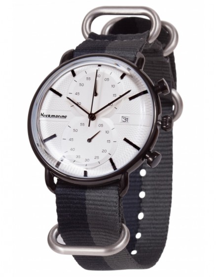 Vintage Crono Neckmarine Men Stainless Steel Bracelet Watch NKM935J15