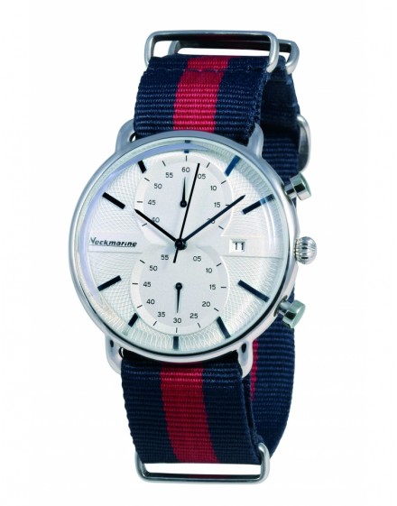 Vintage Crono Neckmarine Men Textile  Bracelet Watch NKM935L05