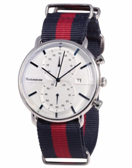 Vintage Crono Neckmarine Men Textile  Bracelet Watch NKM935J05