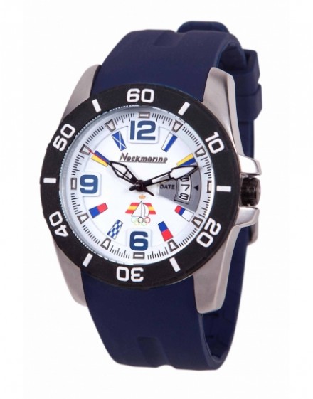 X-Treme Steel Neckmarine Men Leather Bracelet Watch NM-X1488J07