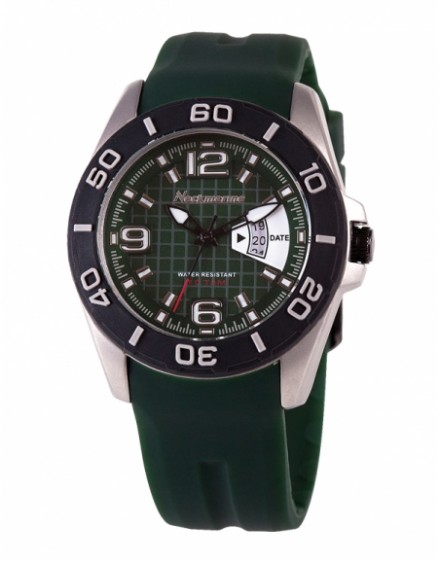 X-Treme Steel Neckmarine Men Leather Bracelet Watch NM-X1488J02