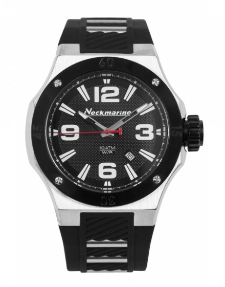 Sport Neckmarine Men Leather Bracelet Watch NKM435L02