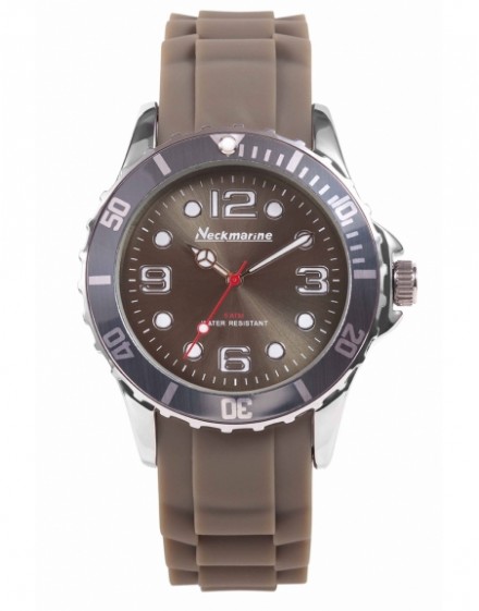 Metal Flash Neckmarine Women Silicone Bracelet Watch NKM42015