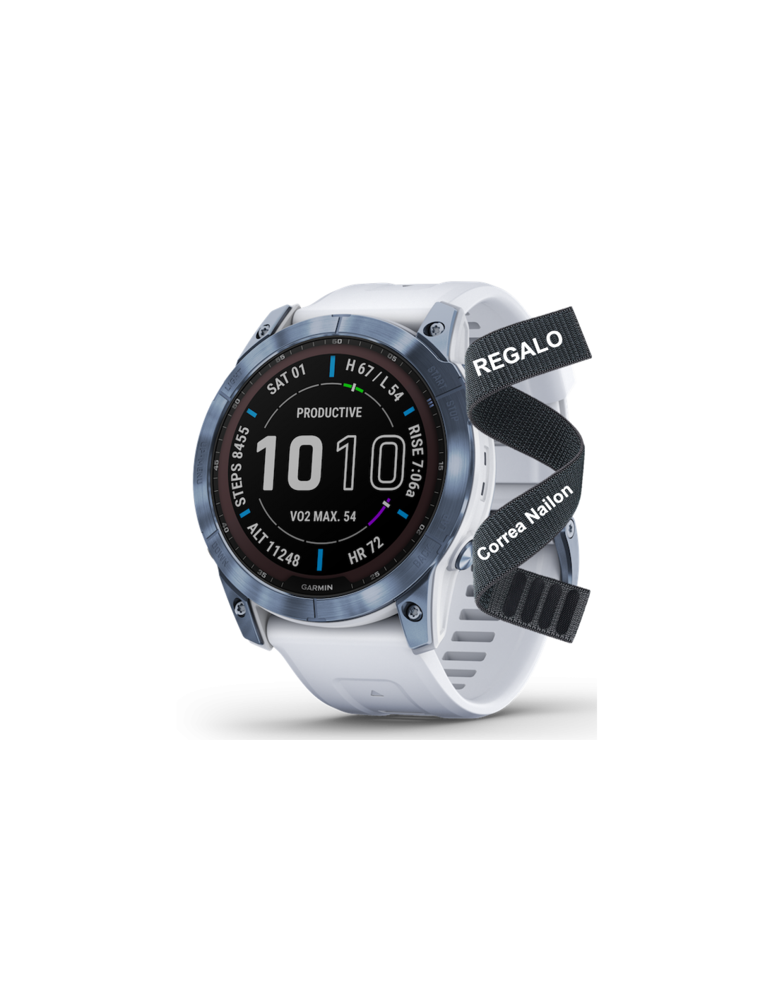 GARMIN FENIX 7X PRO SAPPHIRE SOLAR BLANCO