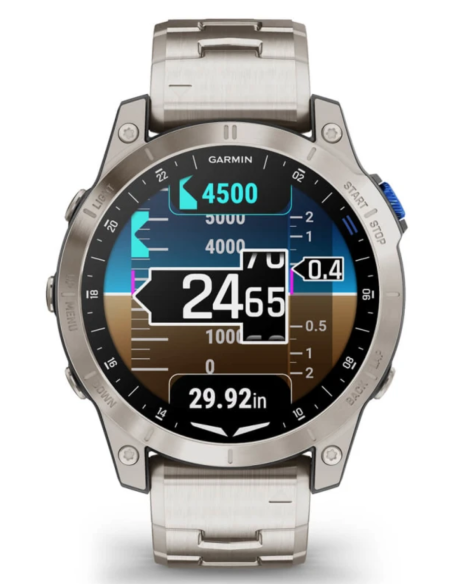 Garmin D2 Mach 1 con brazalete de titanio (010-02582-51)