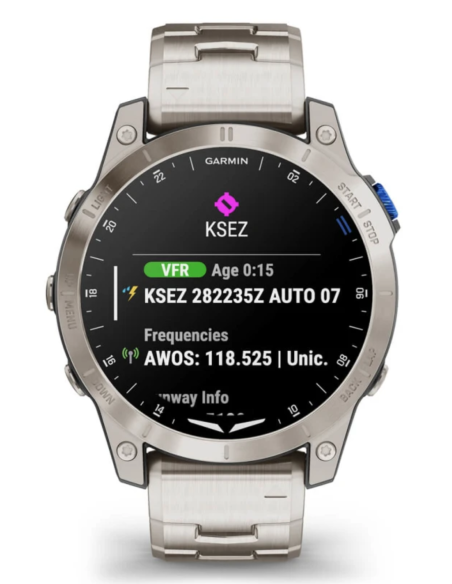 Garmin D2 Mach 1 con brazalete de titanio (010-02582-51)