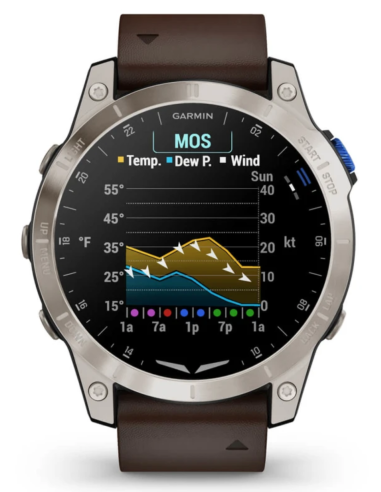 Garmin D2 Mach 1 Aviator Smartwatch mit...