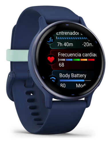 Garmin Vívoactive 5 Blue Aluminum Bezel Blue...