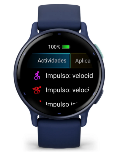 Garmin Vívoactive 5 Blue Aluminum Bezel Blue...