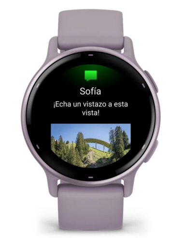 Garmin Vívoactive 5 Bisel Aluminio Lila Caja y...