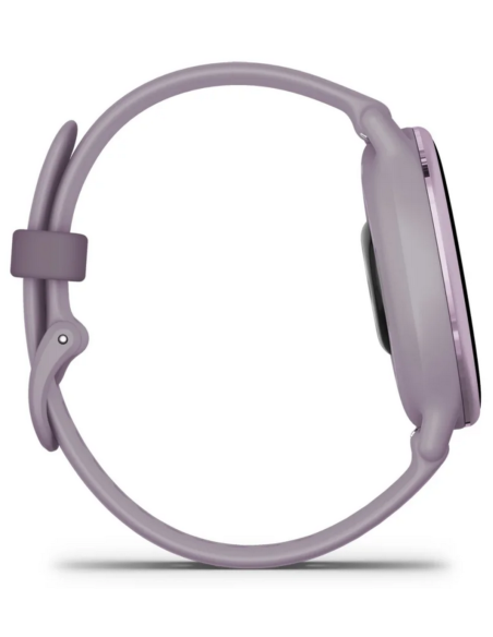 Garmin Vívoactive 5 Bisel Aluminio Lila Caja y Correa Silicona Lila