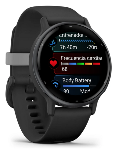 Garmin Vívoactive 5 schwarzes Aluminiumgehäuse...