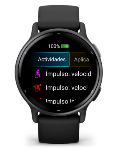 Garmin Vívoactive 5 Bisel Aluminio Negro Caja y...
